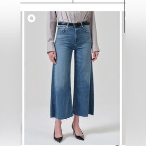 Citizens Of Humanity Blue Flare & Wide Leg Jeans